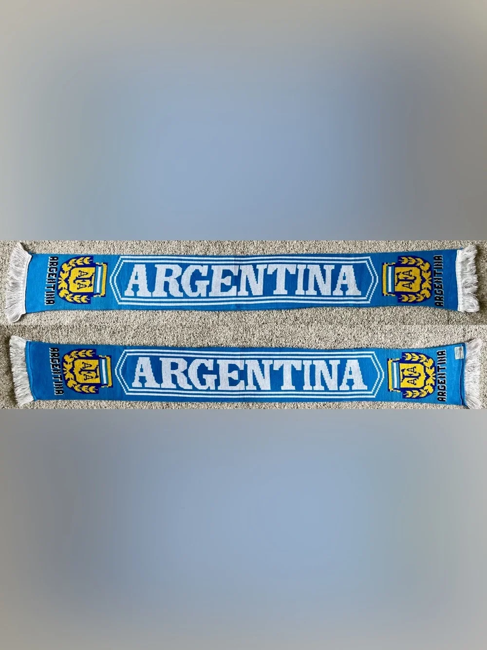 Argentina AFA National Team Knit Soccer Scarf